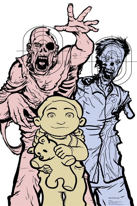 Targets4free offers dozens of printable shooting targets, 100% for free! Pin on Horror Phreek