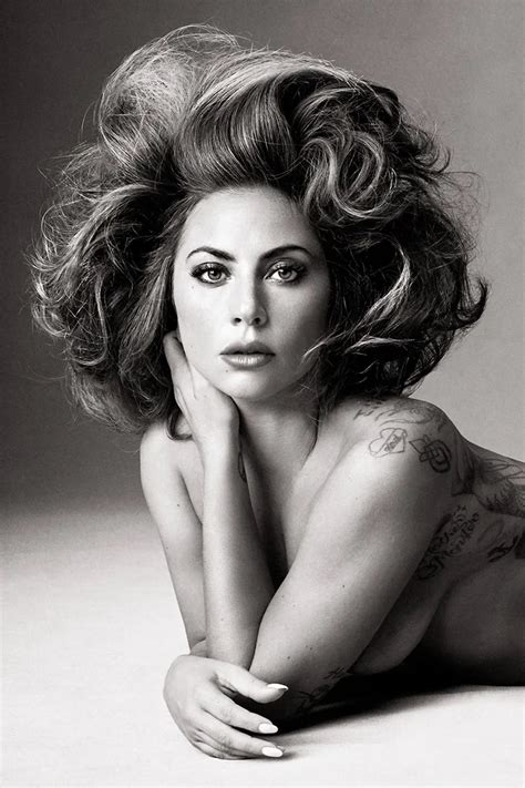 Glamorous Lady Gaga Poses Nude For British Vogue December