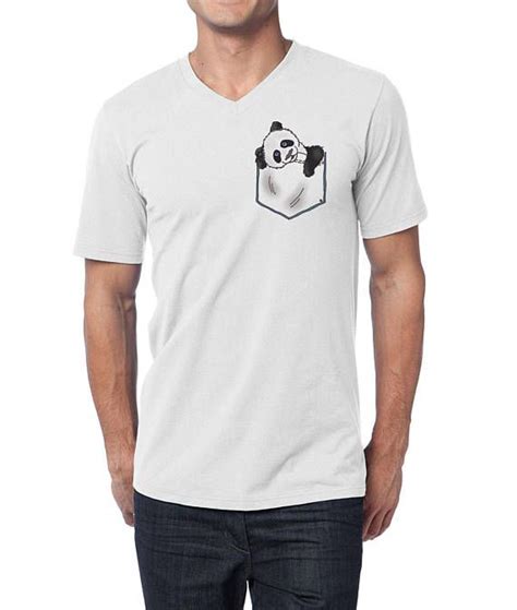 Mens Pocket T Shirt Panda Mens Pocket Shirt Panda Shirt Panda Shirt