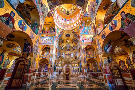 Visit montenegro, a country of tall people, dramatic nature contrasts and colorful rains. Interior Cathedral of the Resurrection of Christ ...