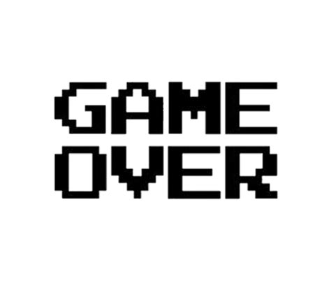 Game Over Icon Transparent Background Png Mart
