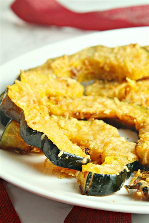 Parmesan Roasted Acorn Squash Recipe Home Cooking Memories