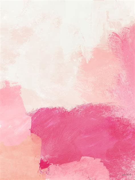 Pink Abstract Art Print Digital Drawing And Illustration