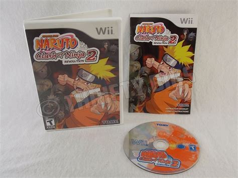 Nintendo Wii Naruto Clash Of Ninja Revolution 2 Complete With Disc