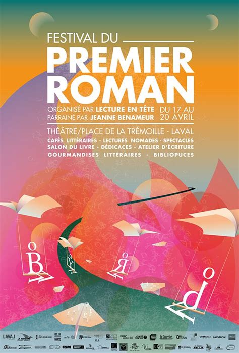 Affiche De Festival On Behance Laval Roman Cool Writing Lectures