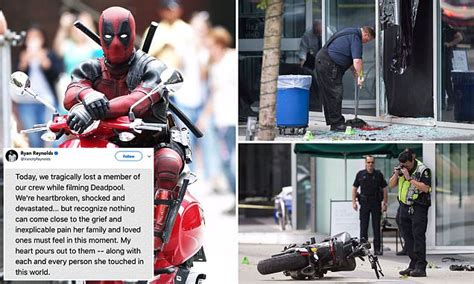 Deadpool Female Stunt Person Killed On Set In Vancouver Daily Mail Online