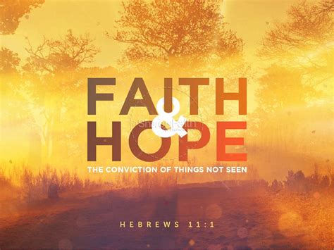 Faith And Hope Sermon Powerpoint Clover Media