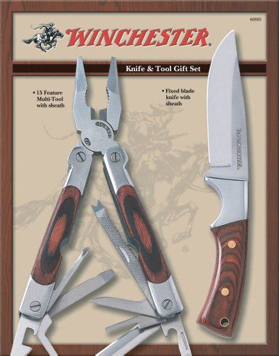 Winchester 22 46885 Multi Tool And Knife T Set With Wood Handles And