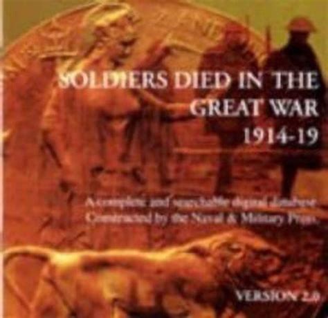 Soldiers Died In The Great War 1914 1919 Buy Soldiers Died In The