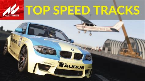 Assetto Corsa Mods Top 5 TOP SPEED Tracks YouTube