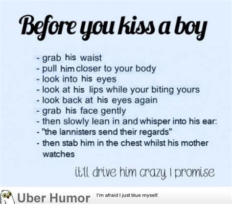 Ultimate First Kiss Tips Funny Pictures Quotes Pics Photos Images