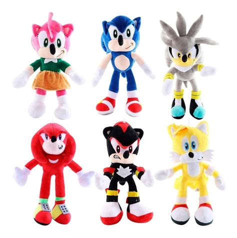 Coleccion De Peluches Personajes Sonic X 6 Mercado Libre