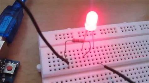 How To Blink Led Using Arduino And Breadboard Youtube Vrogue