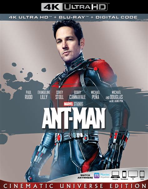 Ant Man Includes Digital Copy 4k Ultra Hd Blu Rayblu Ray 2015