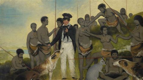 colonial art exhibition sheds new light on tasmania s brutal black war abc news