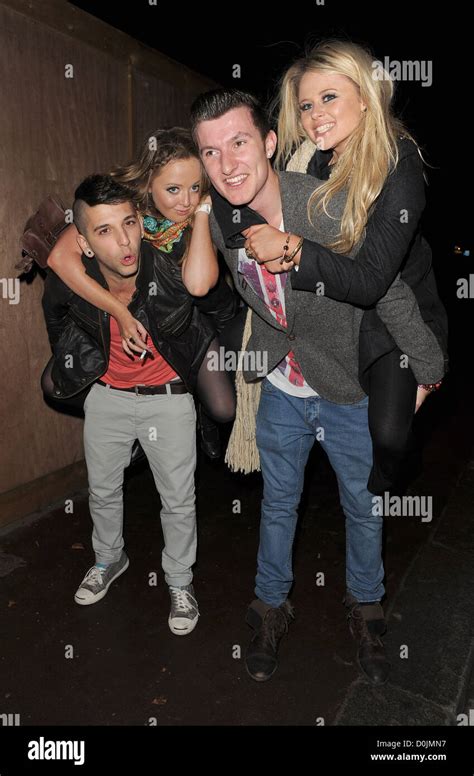 The Inbetweeners Star Emily Atack And Her Sister Martha Atack Mess Around With Two Male