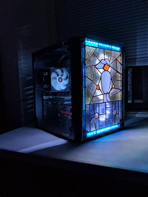 My Friend Creates Stained Glass Artwork My Case Has A Tempered Glass