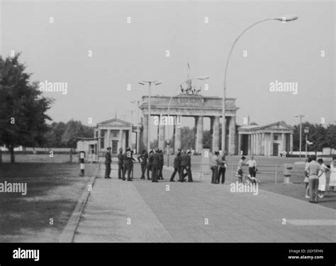 Brandenburg Gate Berlin East Germany 1982 Stock Photo Alamy