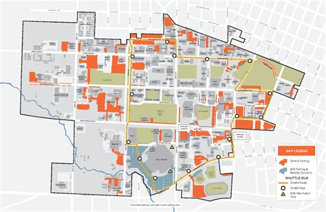 Parking And Shuttle Map Commencement Oregon State University