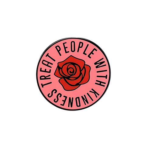 Treat People With Kindness Harry Style Enamel Pin Badge In Pins