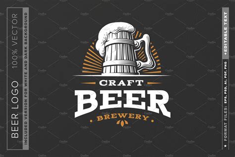 Beer Logo Branding And Logo Templates Creative Market