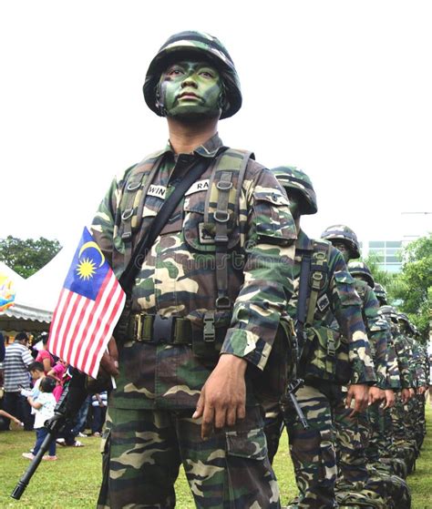 Royal Malaysian Army In The National Day Editorial Image Image Of