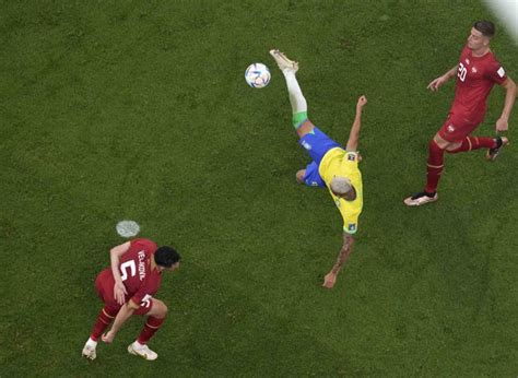 richarlison s goals help brazil beat serbia 2 0 at world cup thursday november 24 2022