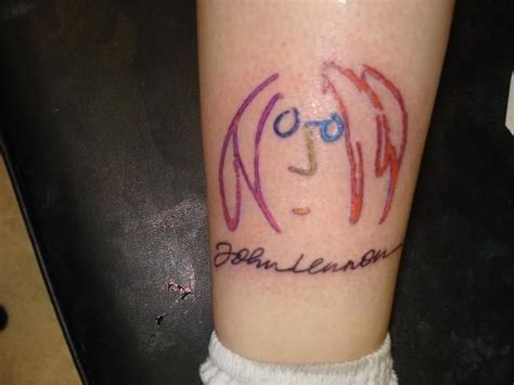 John Lennon Tattoo Tattoos And Piercings Tattoos Body Art