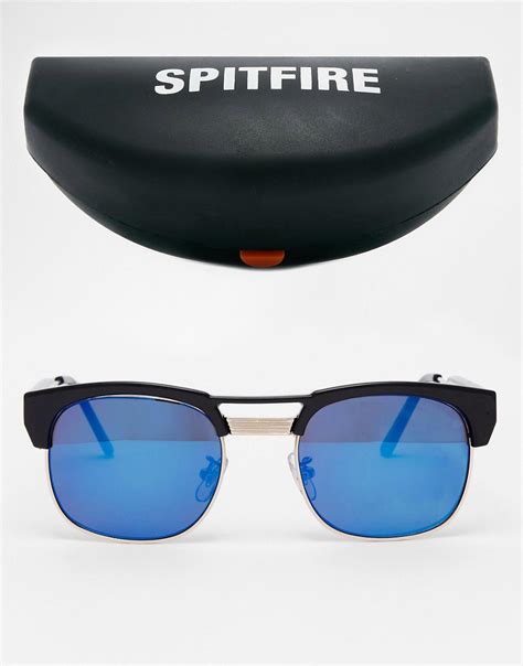 Image 2 Of Spitfire Clubmaster Sunglasses With Flash Lens