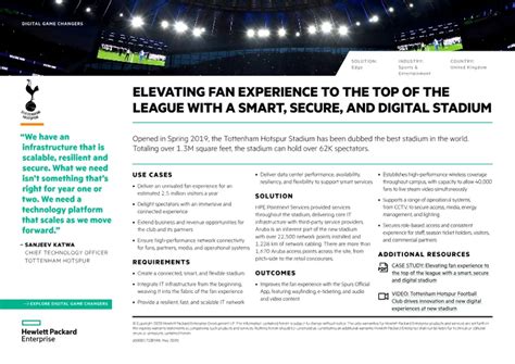 Elevating Fan Experience To The Top Of The League With A Smart Secure