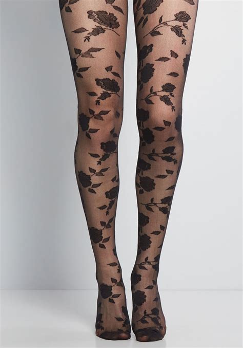 Throwing Roses Floral Tights In With Images Floral Tights