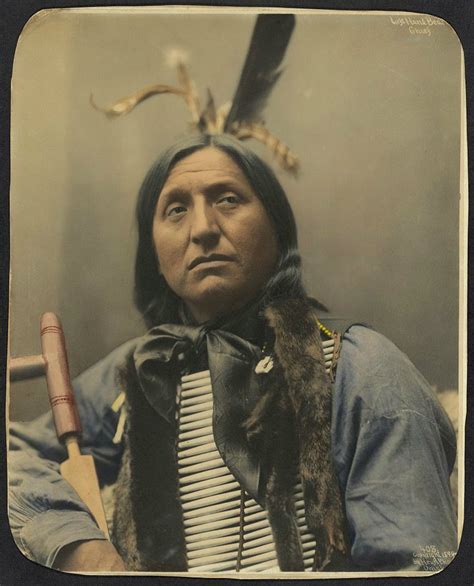 Chief Left Hand Bear Crow Early 1900s Photo By Richard Throssel