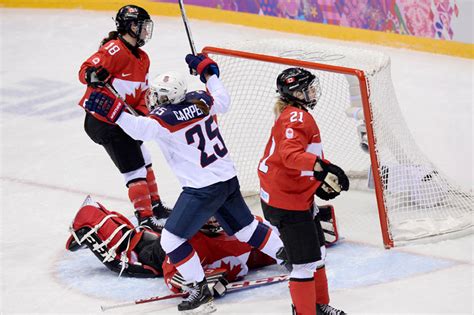 Canada Wins Gold In Womens Hockey Beating Usa In Overtime Globalnewsca
