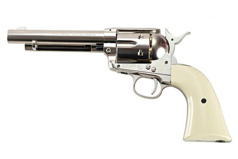 Wingun Colt Saa 45 Revolver Nickel Pearl 007 Airsoft Ltd