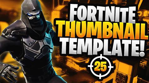 Fortnite Youtube Thumbnail Template Pack 1 By Acezproduction On Deviantart