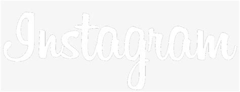 Instagram Font Logo White Png Instagram White Text Free Transparent