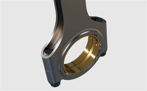 Piston Connecting Rod 3d Model Cgtrader