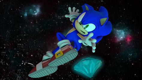 Sonic In Space By Gabrielgt12 On Deviantart