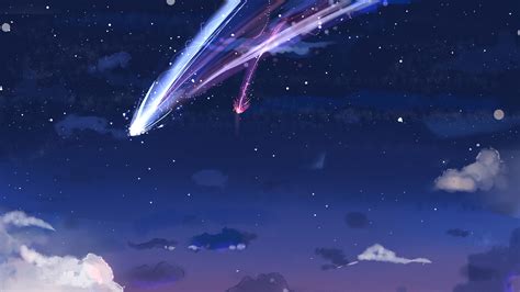 Your Name Wallpaper Sky Hd Wallpaper Your Name Night Star Space Hot