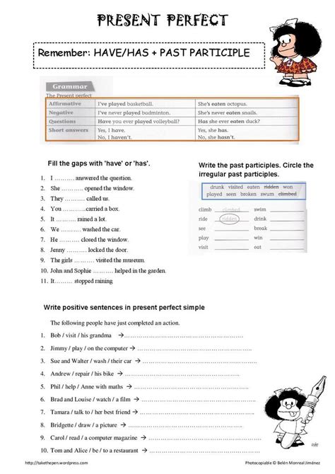 Live Worksheets Present Perfect Continuous