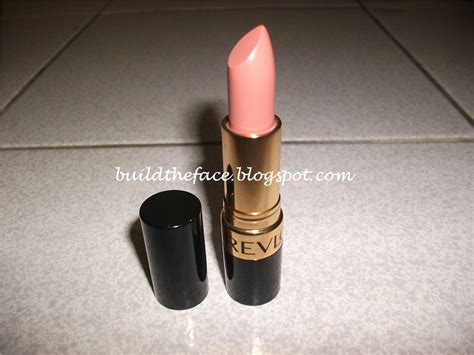 Build The Face Revlon Super Lustrous Creme Lipstick In Almost Nude