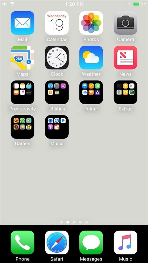 How To Get A Black Dock And Folders On Your Iphones Home Screen Ios