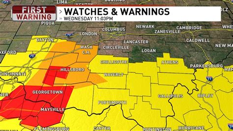 Tornado Watch Issued For Southern Ohio Until 4 A M Wsyx