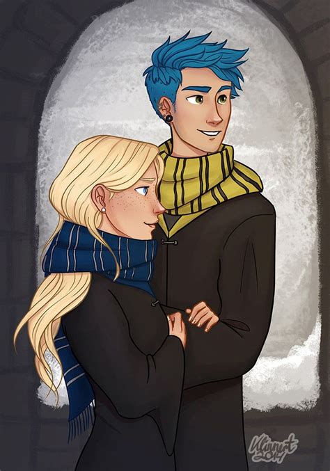 Teddy And Victoire By Isuani On Deviantart Harry Potter Drawings Harry Potter Comics Teddy Lupin