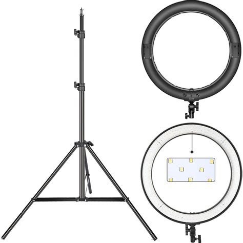 Neewer 18 Dimmable Bi Color Led Ring Light Kit 10095029 Bandh