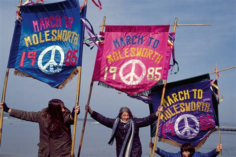 Women For Peace Banners From Greenham Common Irregulars Four