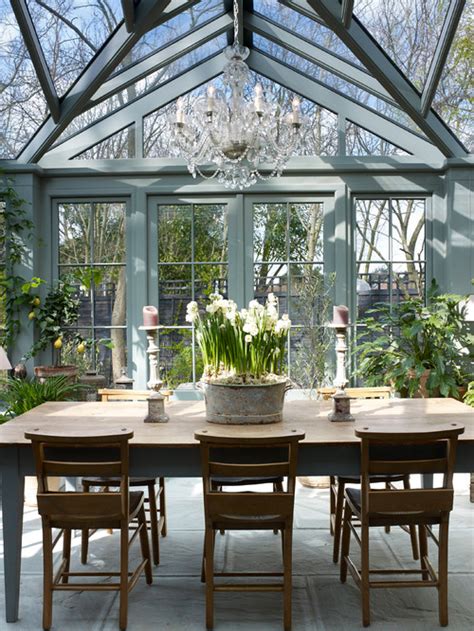 If in a residence, it would typically be attached to the house on only one side. {Inspired By} Conservatories - The Inspired Room