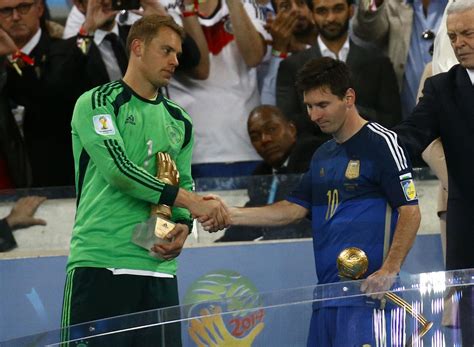Germany Vs Argentina World Cup 2014 Lionel Messi Wins The Golden Ball