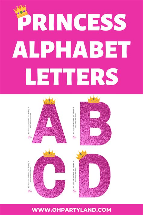 Princess Alphabet Oh Partyland