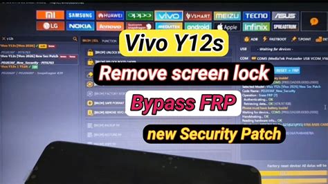Vivo Y12s Remove Screen Lock Bypass FRP Google Accounts New Security By